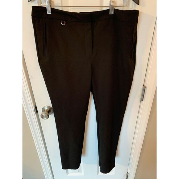 Andrianna papell black dress pants size 12 - Picture 1 of 6
